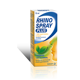 Rhinospray 1,265 mg/ml oldatos orrspray 1x10ml üvegben barna, dobozban [CSAK_SZEMÉLYES_ÁTVÉTEL]