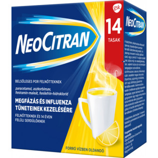 Neo Citran belsőleges por felnőtteknek 14x tasakban ldpe/alu/ldpe/pet [CSAK_SZEMÉLYES_ÁTVÉTEL]