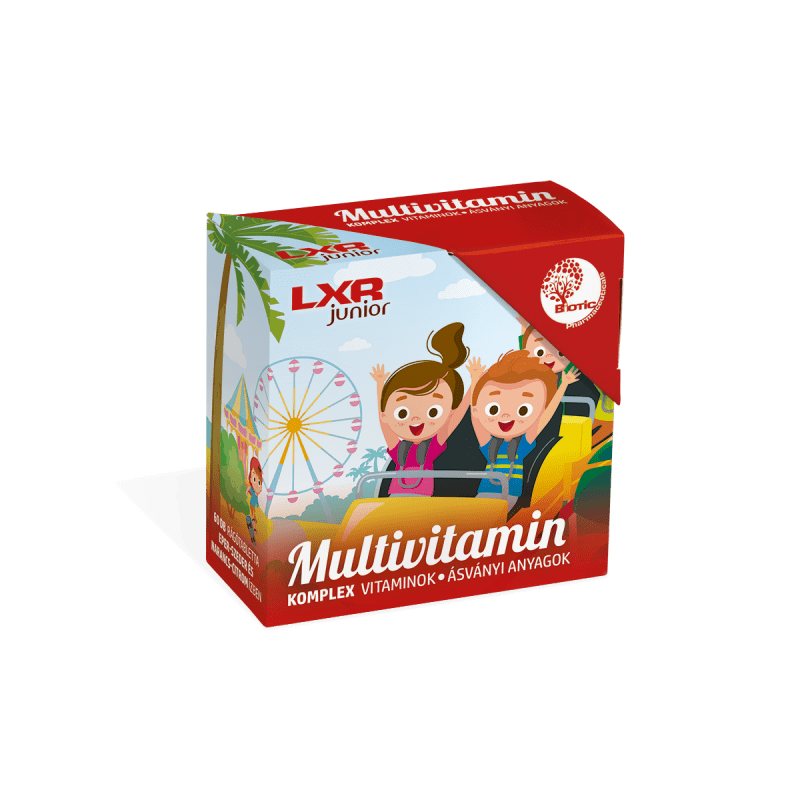 LXR Junior Multivitamin Komplex rágótabletta 60x